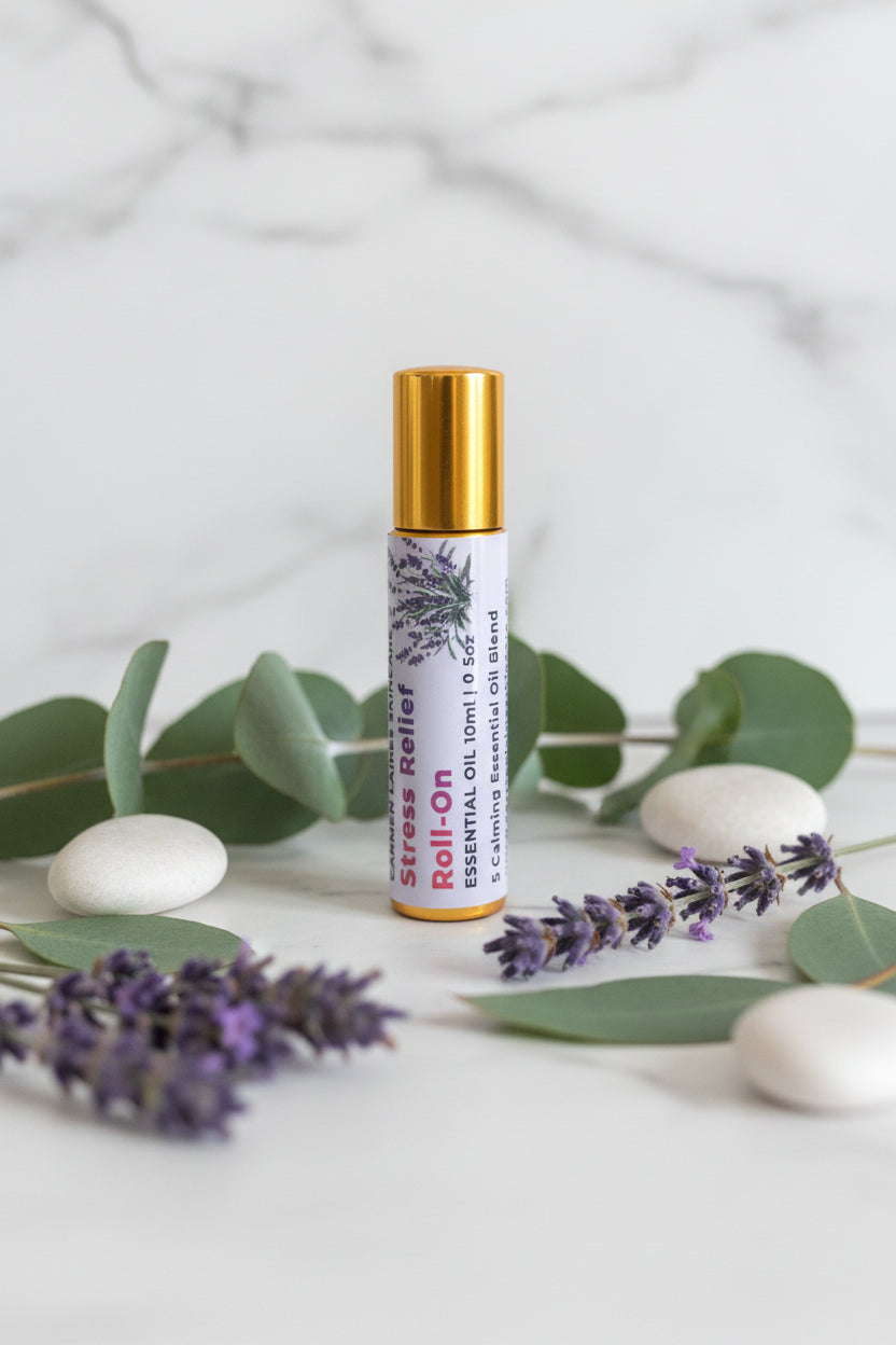 Stress Relief Roll-On | Calming Essential Oil Blend
