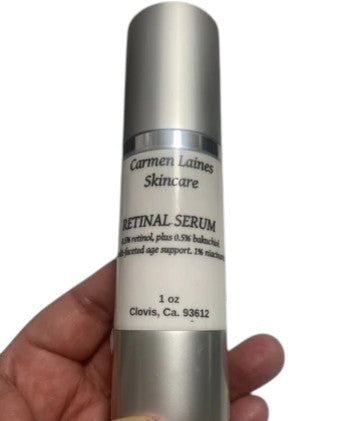 Retinal Serum 0.5% Retinol, Plus 0.5% Bakuchiol for Multi-Faceted Age Support, 1% Niacinamide