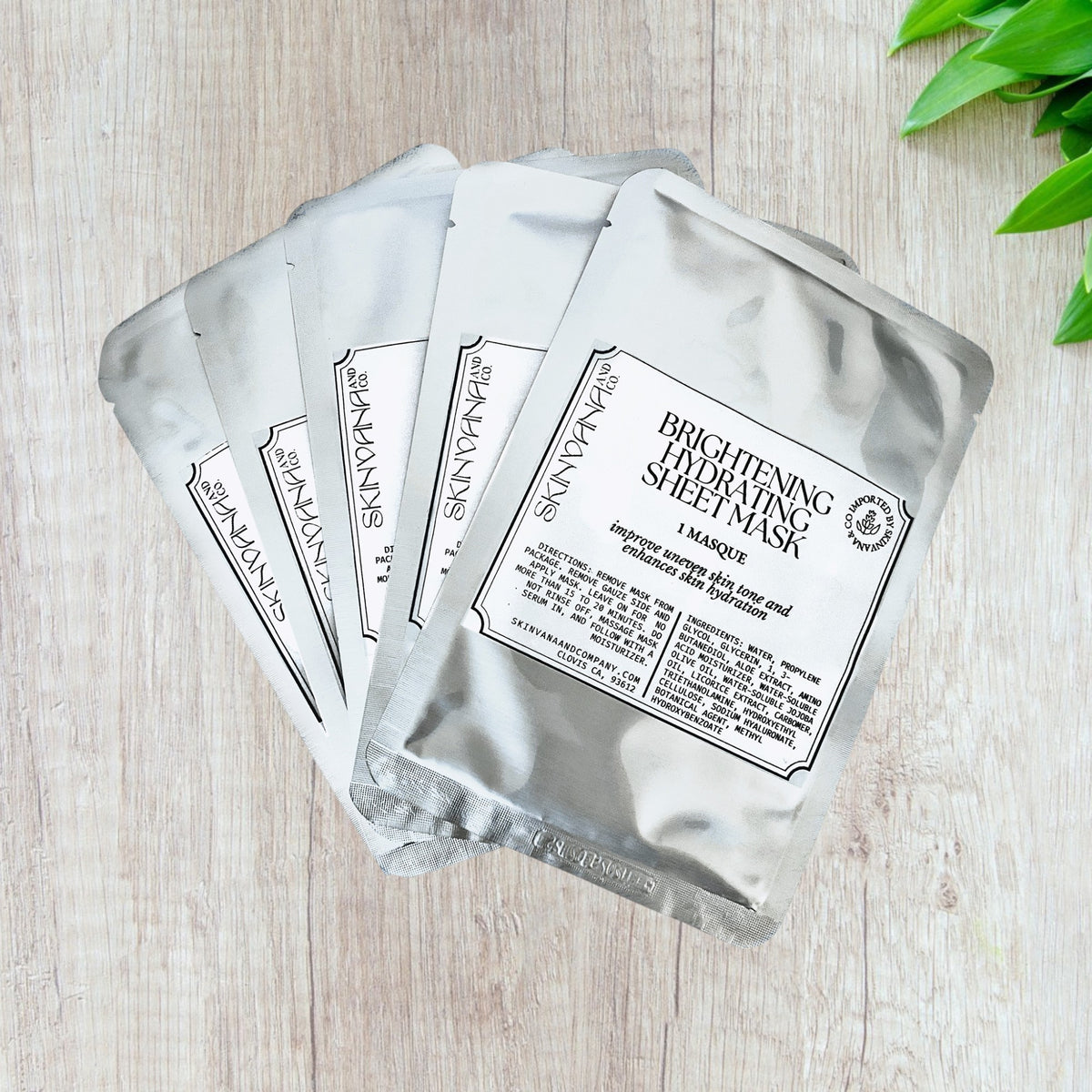Brightening Hydrating Sheet Masks - Professional use