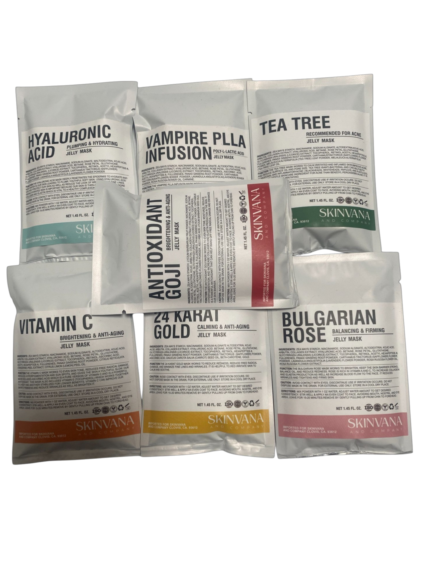 Set of 12 - Hydrating Jelly Mask