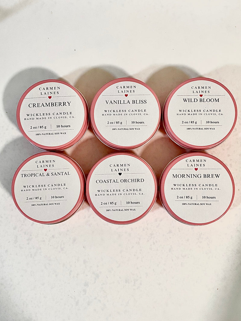 6 / 2 oz. Gift Boxed Wickless Candle