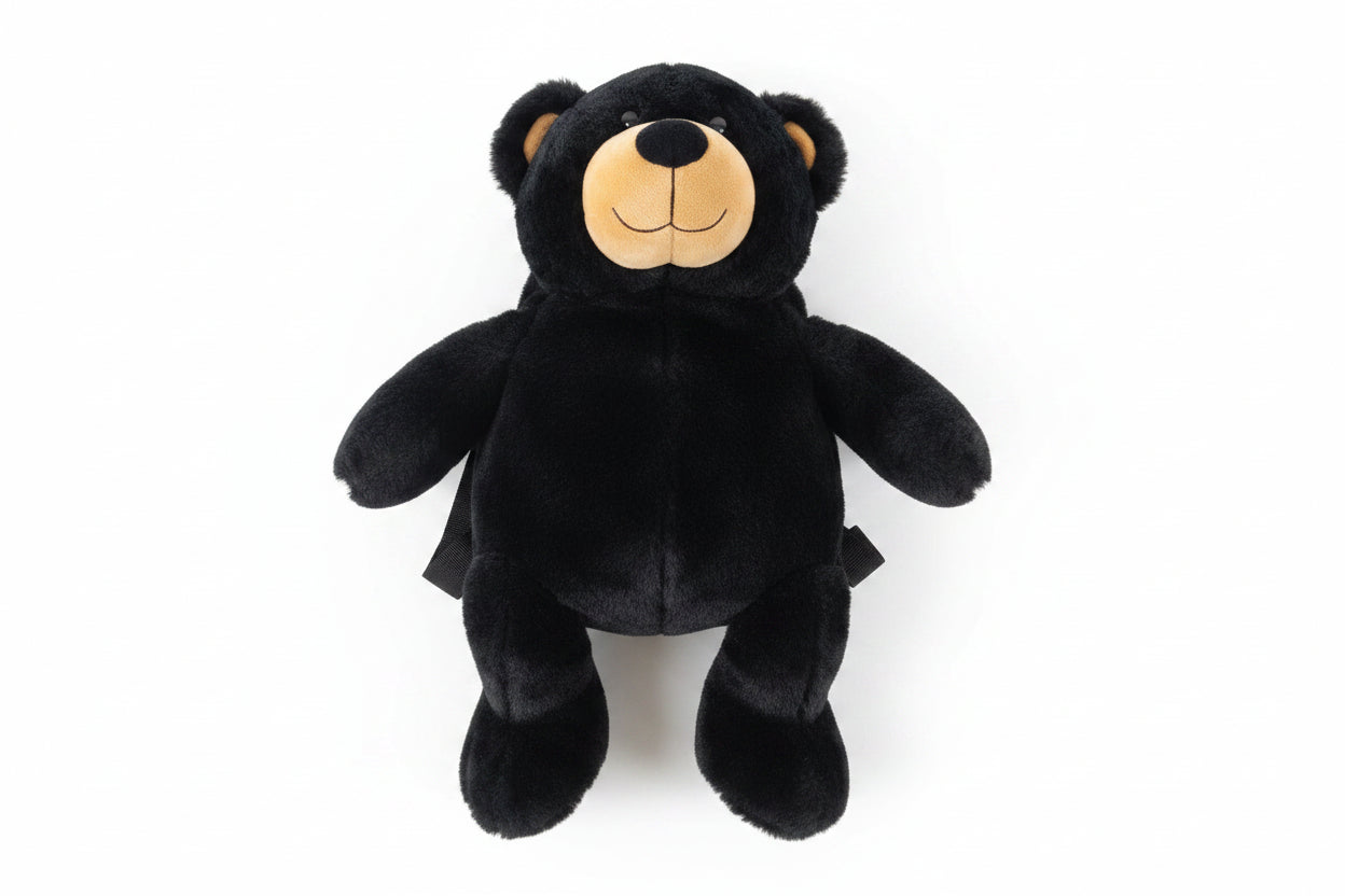 Plush Bear Backpack – 15" Soft Teddy Bear Backpack
