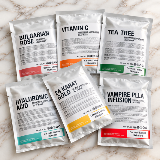 7 Pack Hydrating Jelly Mask Single Use Packs