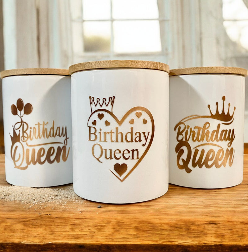 9 oz. Wickless Candle - Birthday Queen