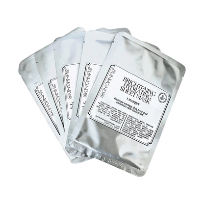Set of 5 - Brightening Hydrating Sheet Masks